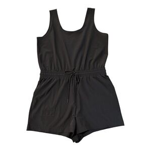 Lou & Grey Black Sleeveless Romper